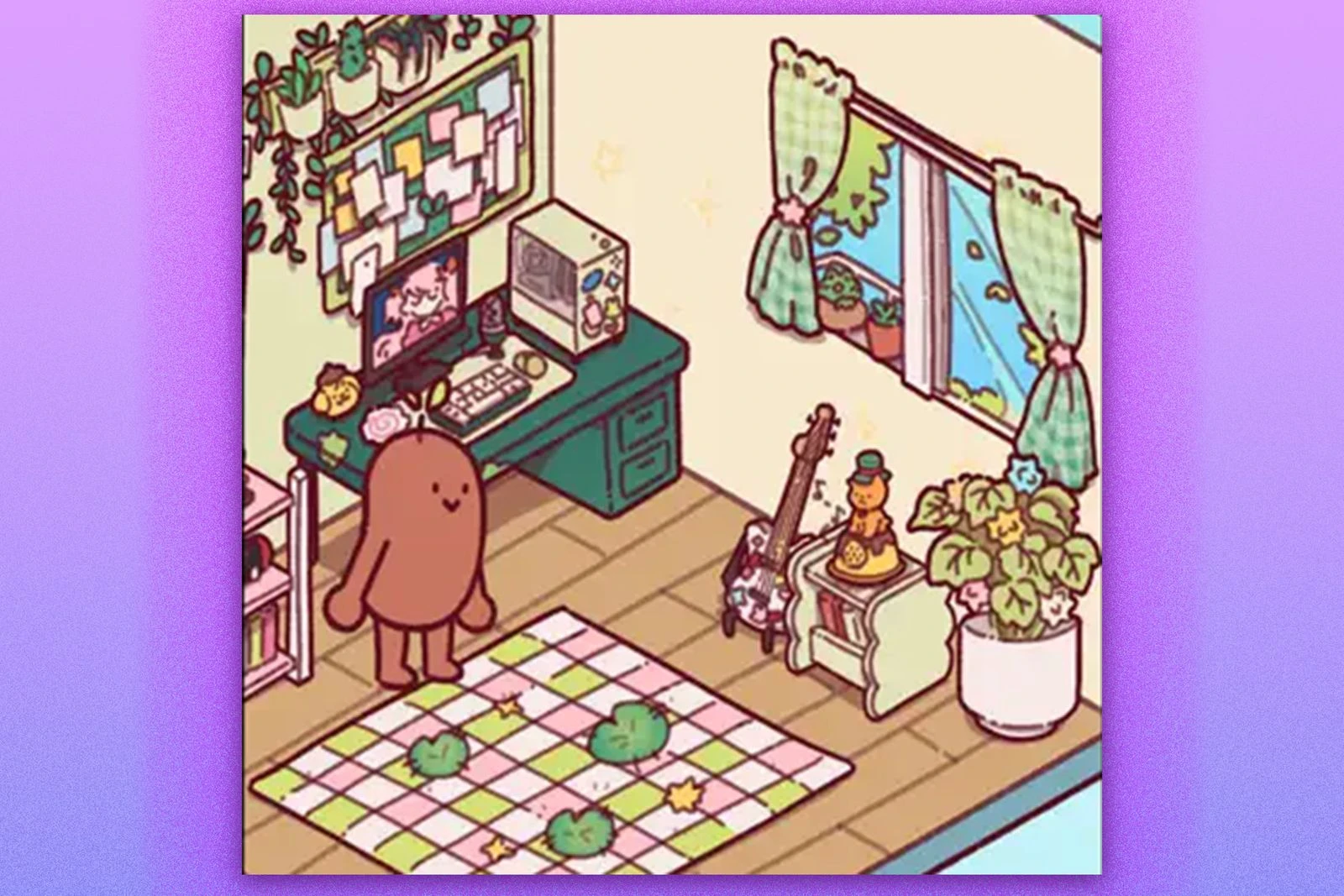 This Extremely Cute Bean Wants to Help You Stop Doomscrolling